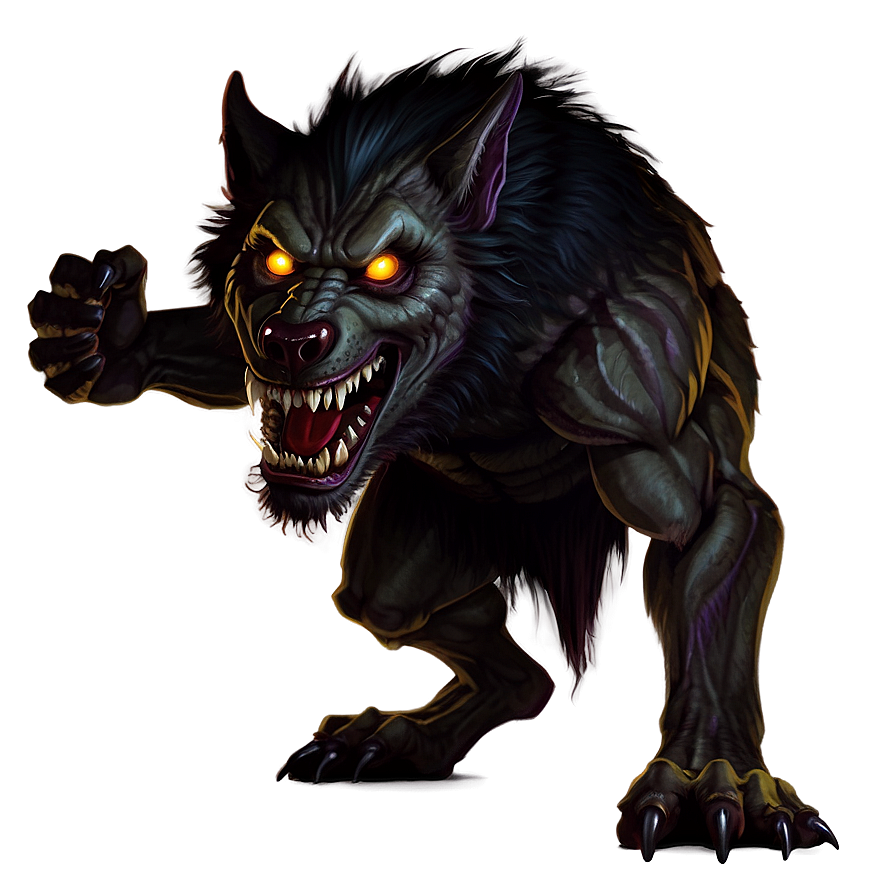 Fantasy Werewolf Png Yjw PNG Image