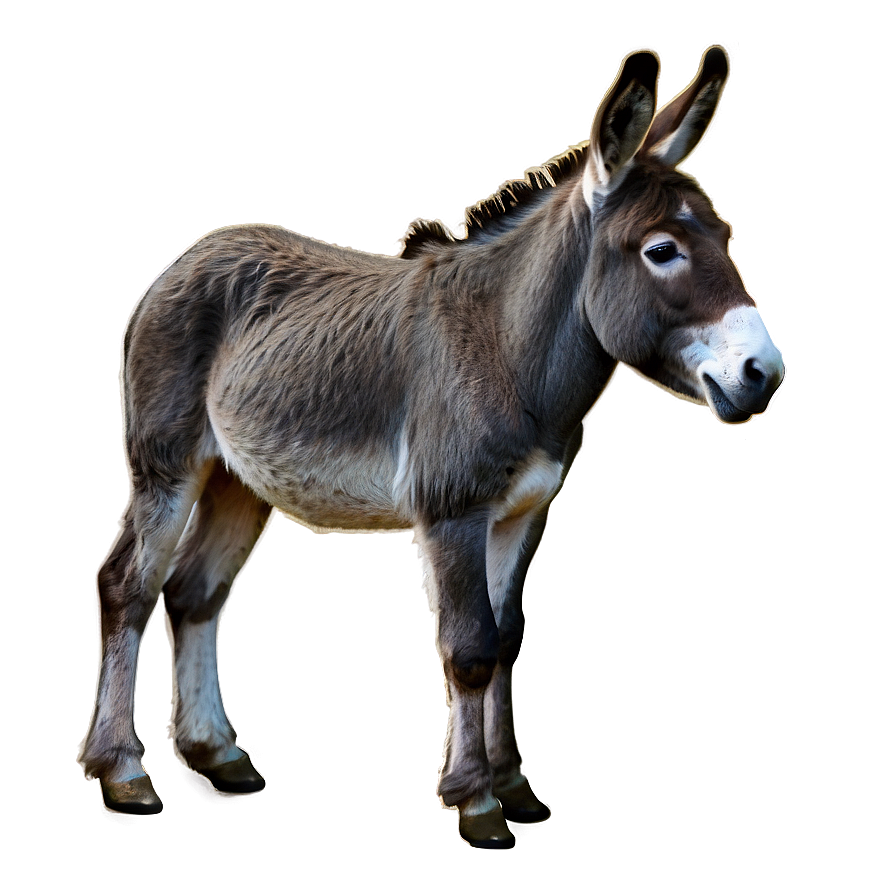 Farm Animal Donkey Png Bdr PNG Image