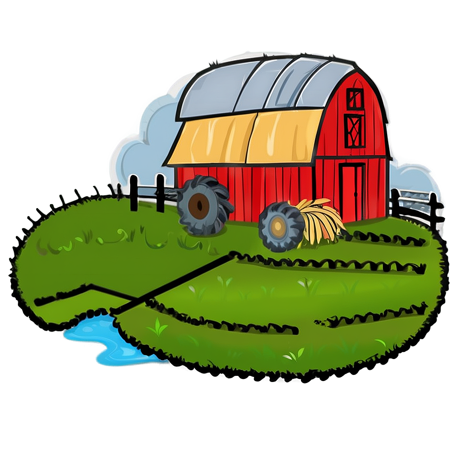 Farm Animals Coloring Page Png Bni PNG Image