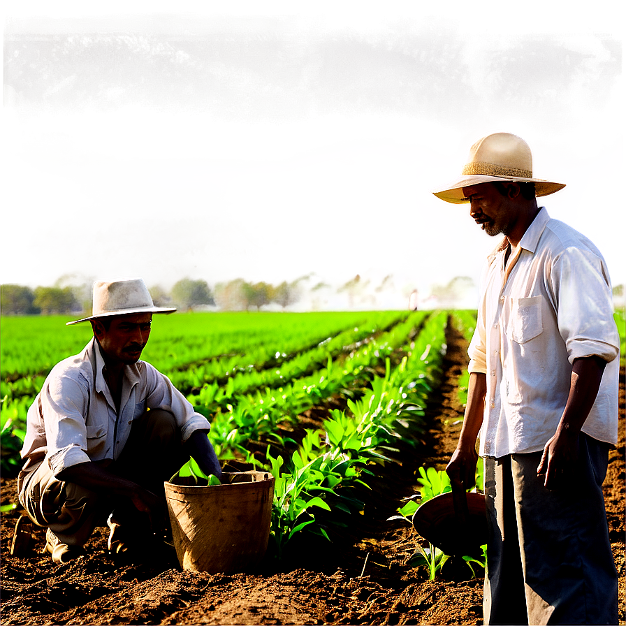 Farm Workers In Field Png Rdp24 PNG Image