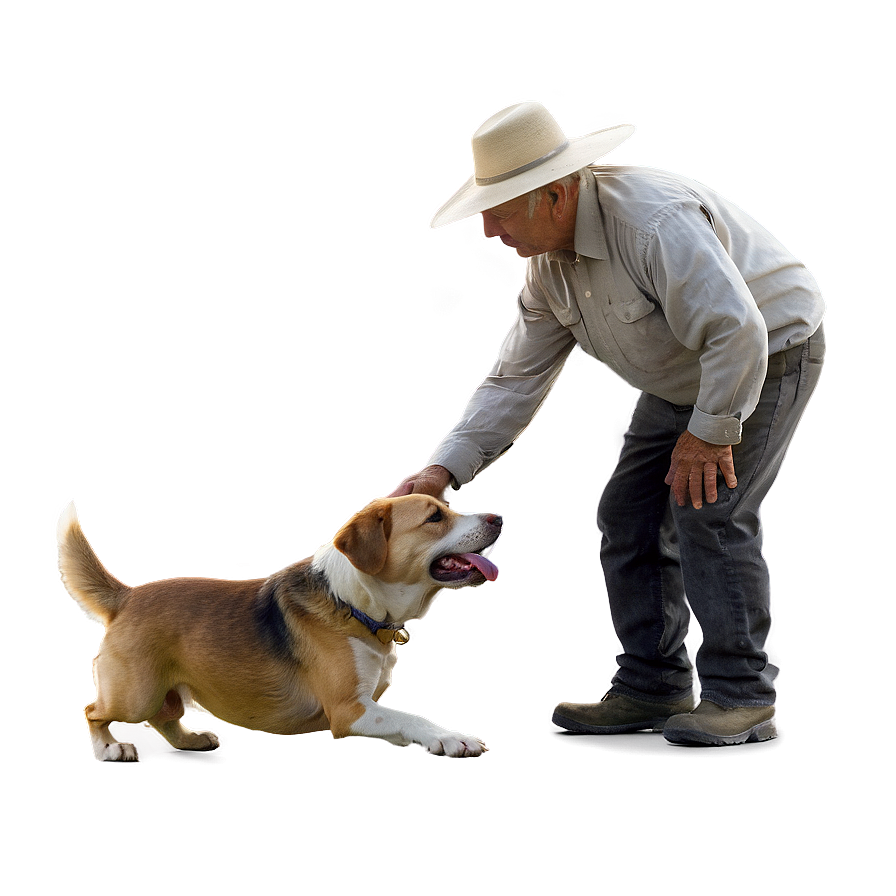 Farmer And Dog Png 32 PNG Image