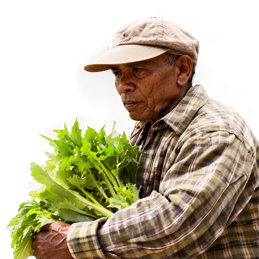 Farmer And Farmhouse Png Tie PNG Image