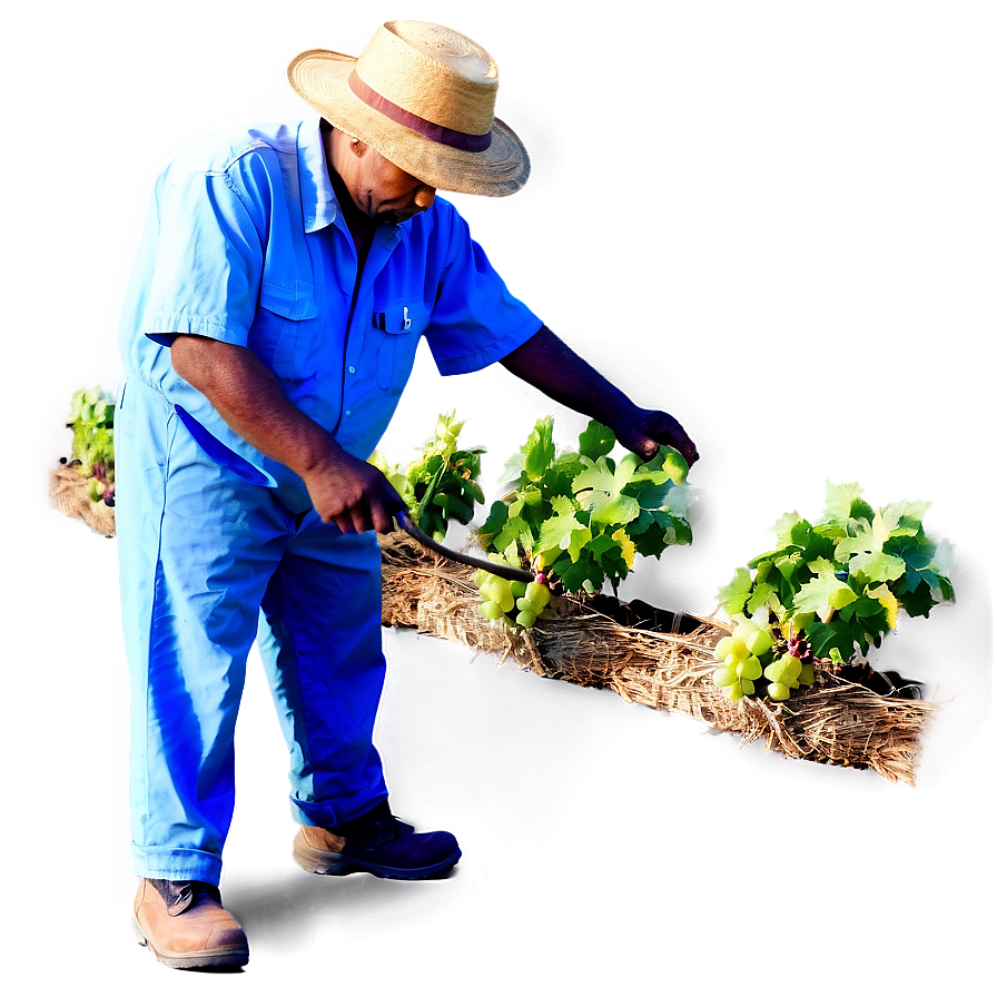 Farmer And Vineyard Png Rnk PNG Image