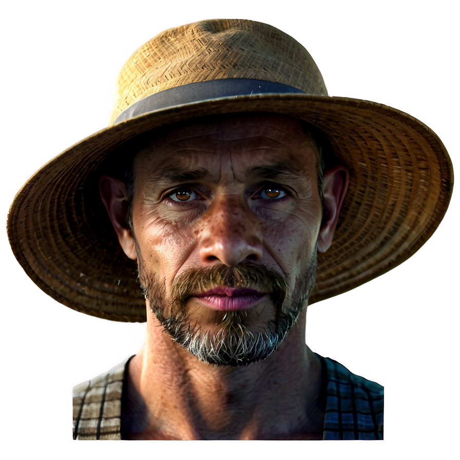 Farmer In Hat Png 36 PNG Image