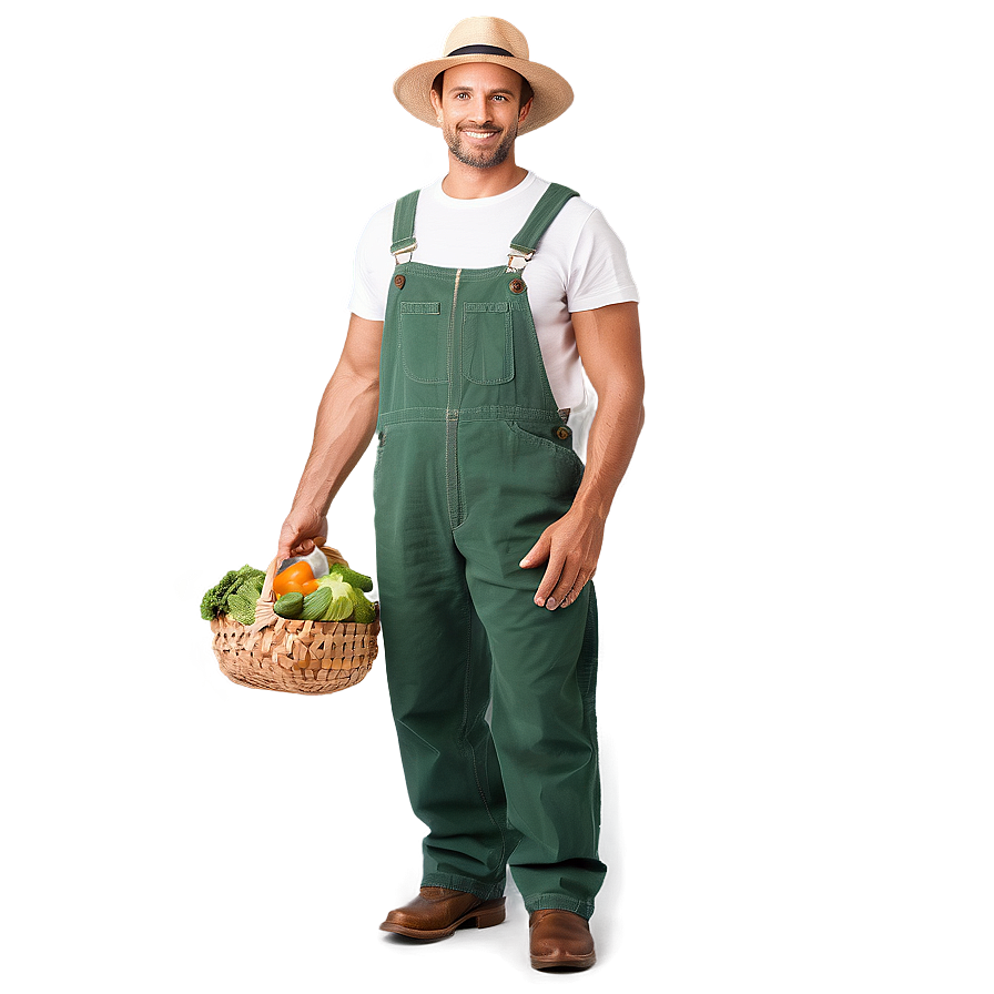 Farmer In Overalls Png 05242024 PNG Image