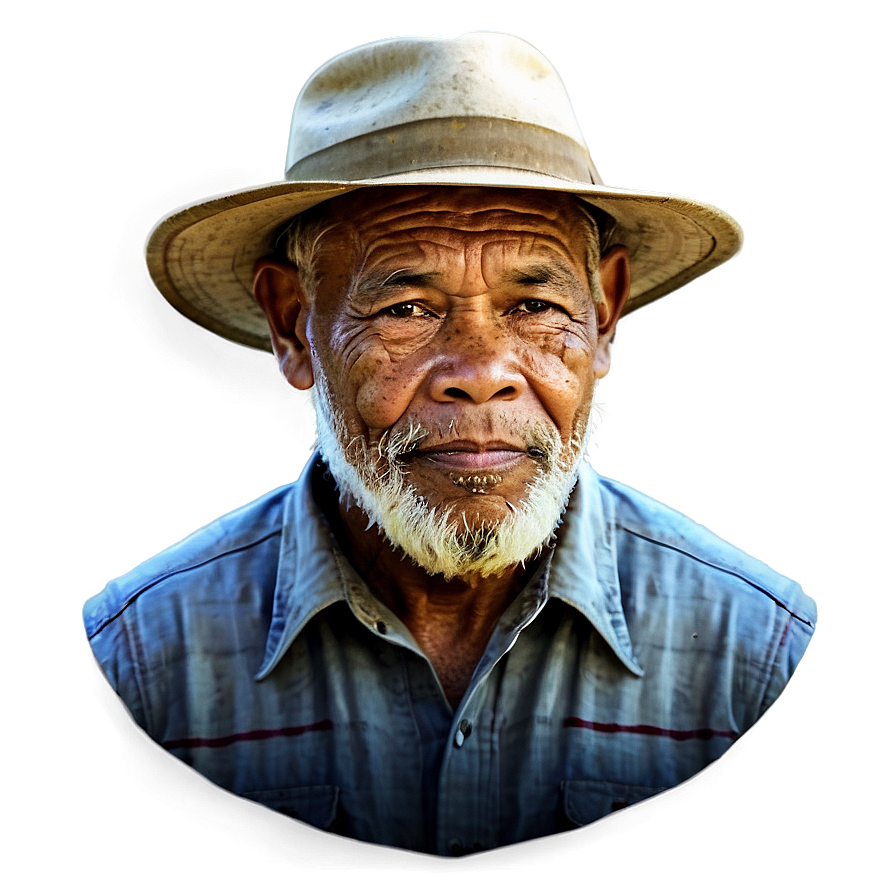 Farmer Portrait Png Bns PNG Image