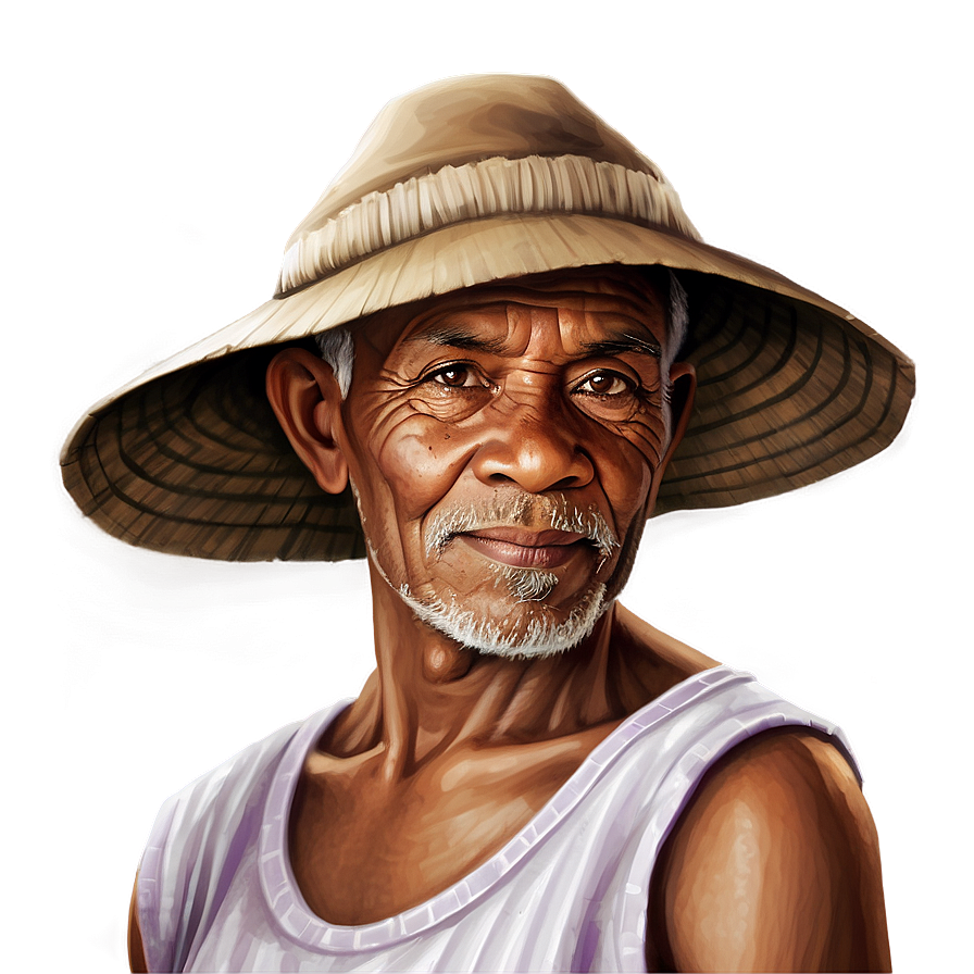 Farmer Portrait Png Ull PNG Image