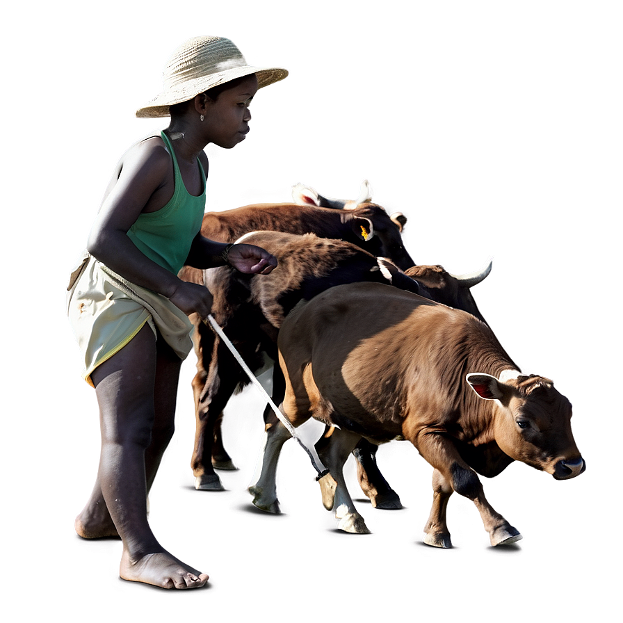 Farmer With Livestock Png 62 PNG Image