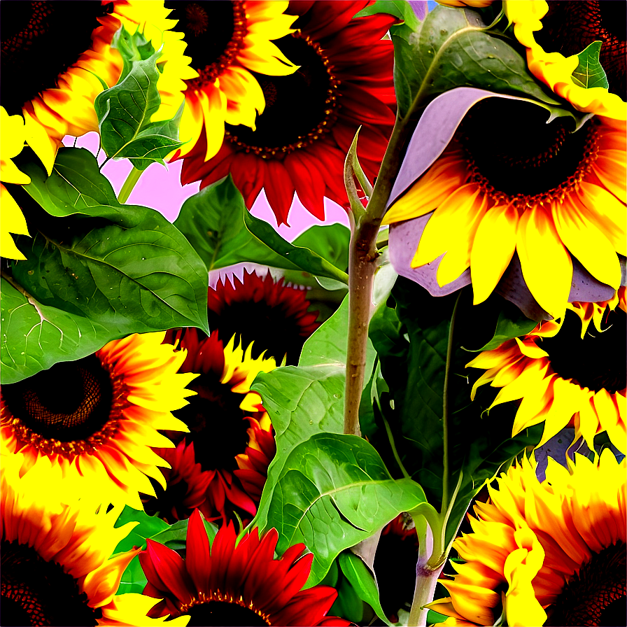 Farmers Market Sunflowers Png Hde PNG Image