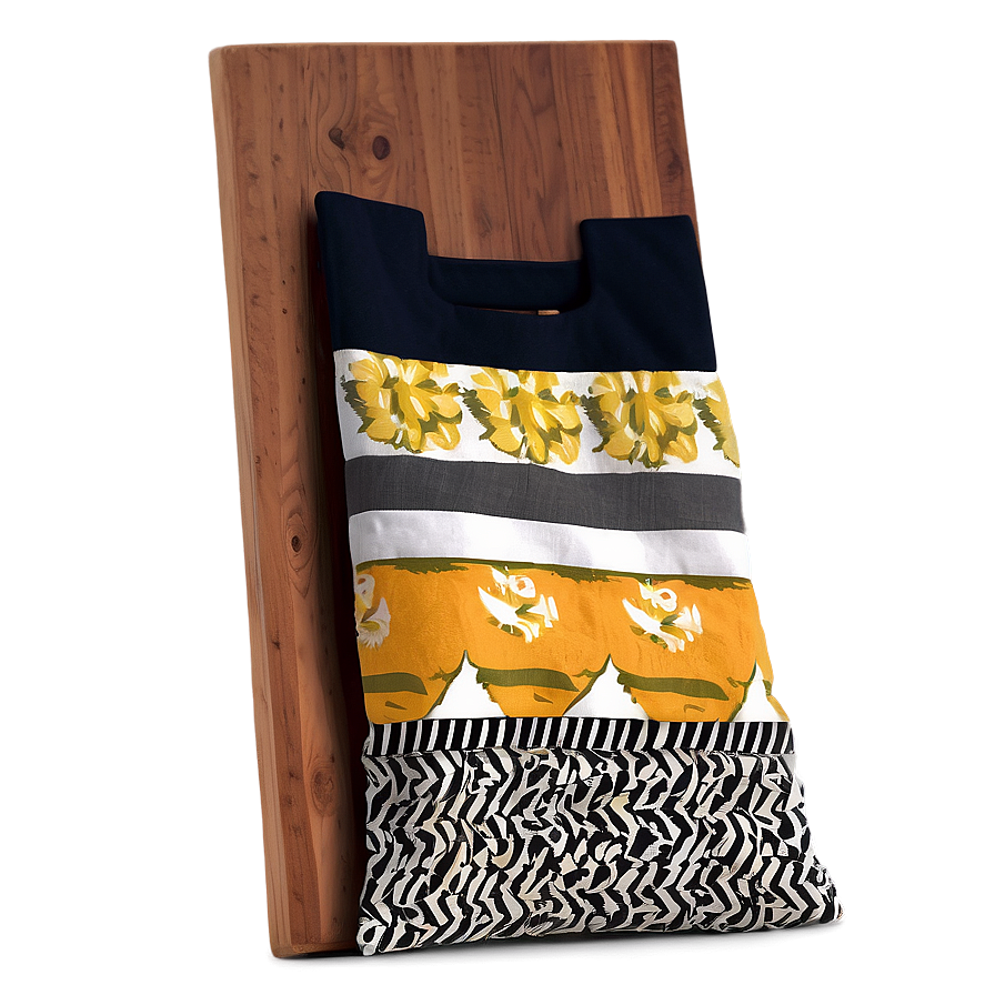 Farmhouse Chic Cornhole Bag Png 06292024 PNG Image