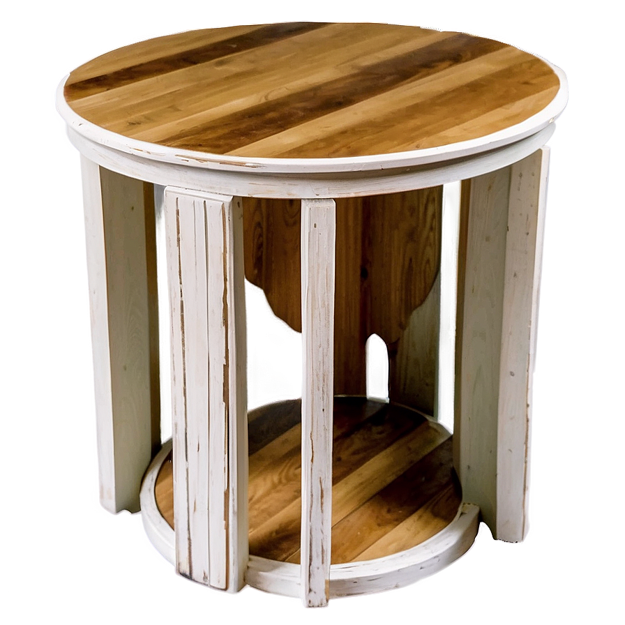 Farmhouse End Table Png Pht PNG Image