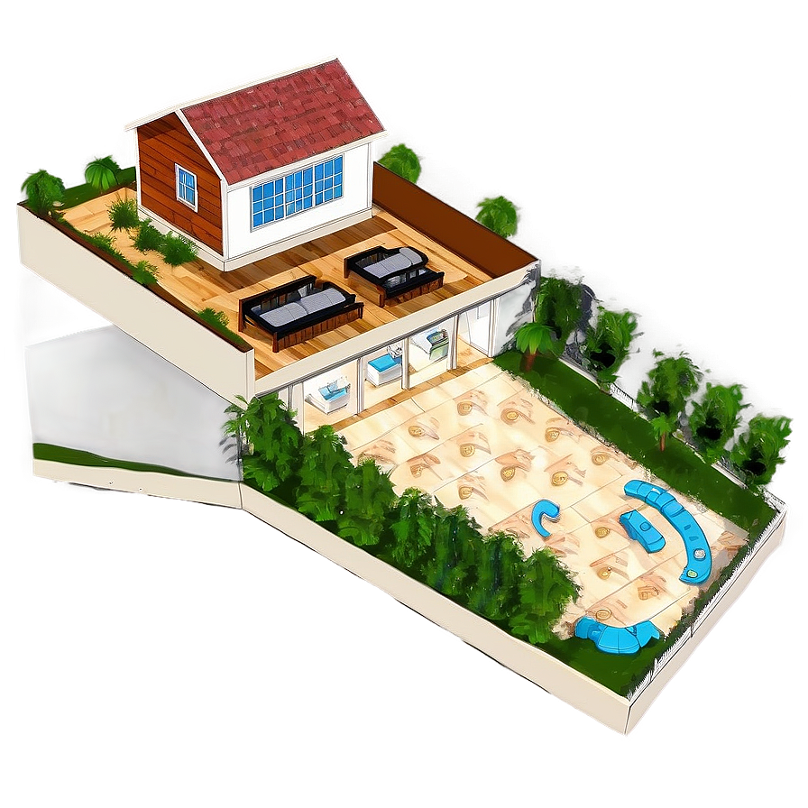 Farmhouse Floor Plan Png Kia7 PNG Image