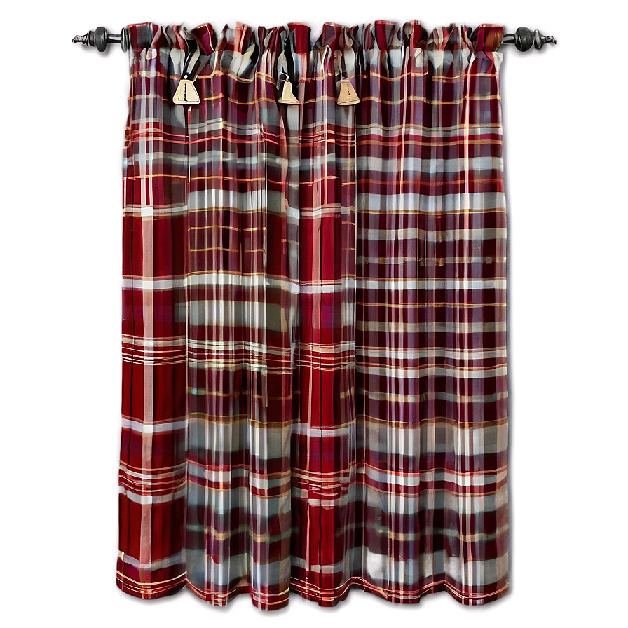 Farmhouse Plaid Curtain Png 62 PNG Image