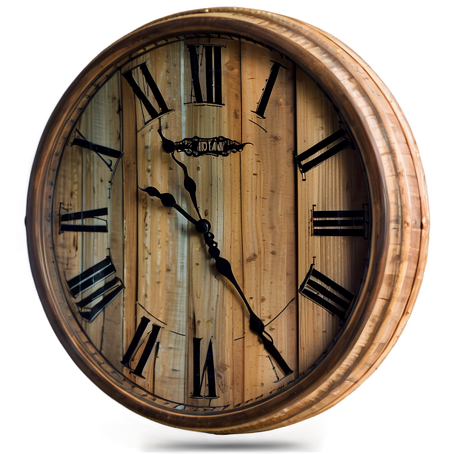 Farmhouse Style Clock Png Pns PNG Image