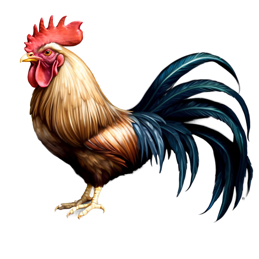 Farmyard Rooster Graphic Png 81 PNG Image