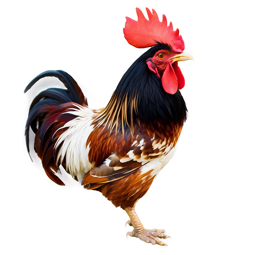 Farmyard Rooster Graphic Png Fgn PNG Image