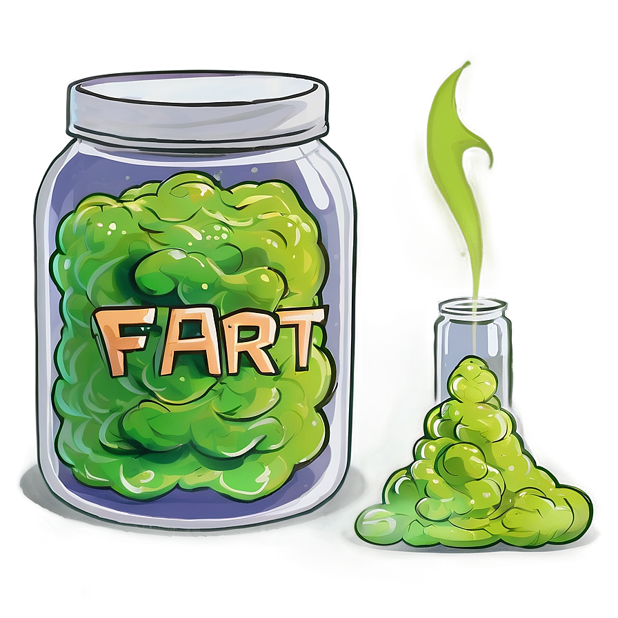 Fart In A Jar Cartoon Png 05232024 PNG Image