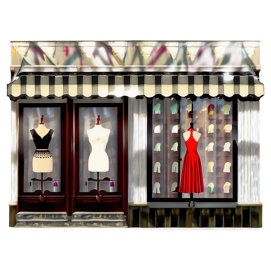 Fashion Boutique Storefront Png Edl PNG Image