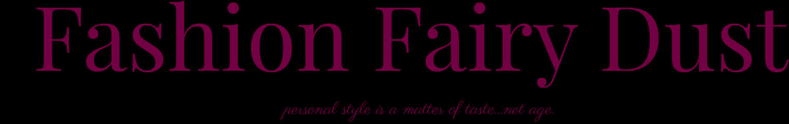 Fashion Fairy Dust Banner PNG Image