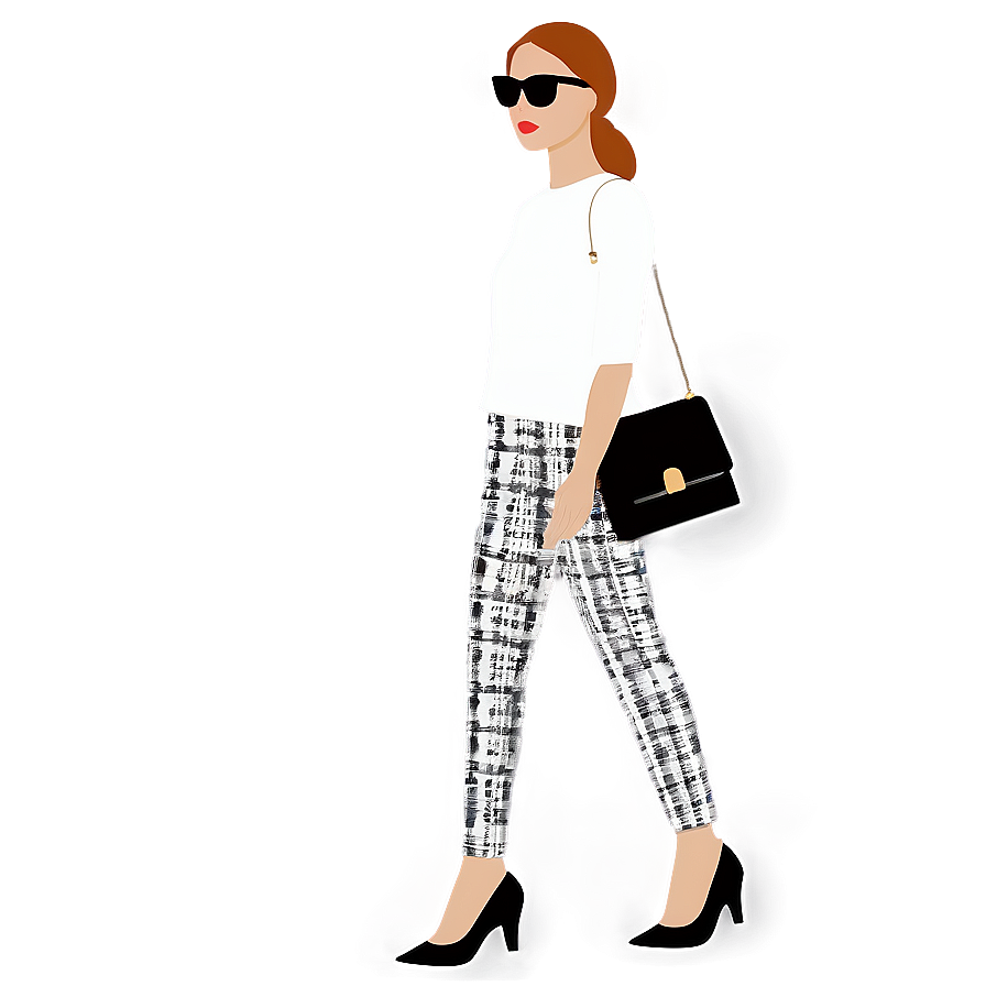 Fashion Girl Illustration Png Bvy PNG Image