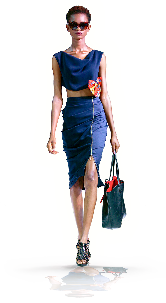 Fashion Model Runway Stride PNG Image