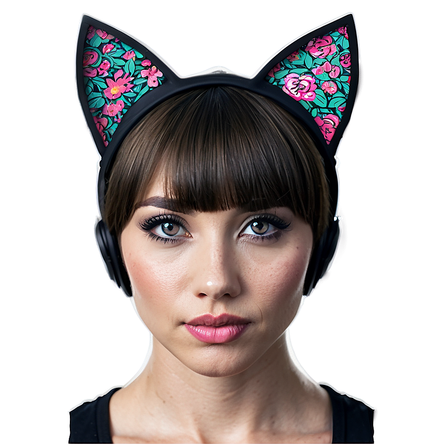 Fashionable Cat Ears Headwear Png Ufr PNG Image