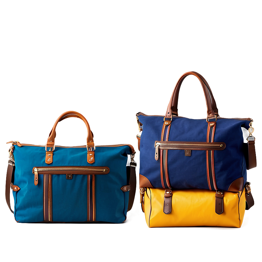 Fashionable Weekender Bags Png 05252024 PNG Image