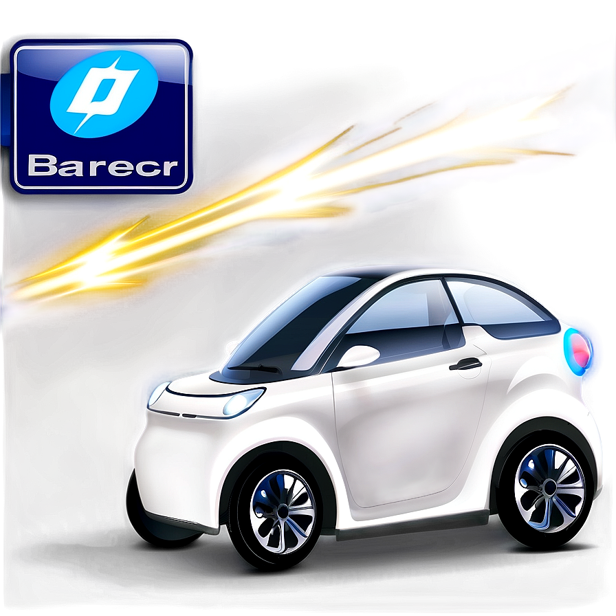 Fast Electric Car Illustration Png 06262024 PNG Image