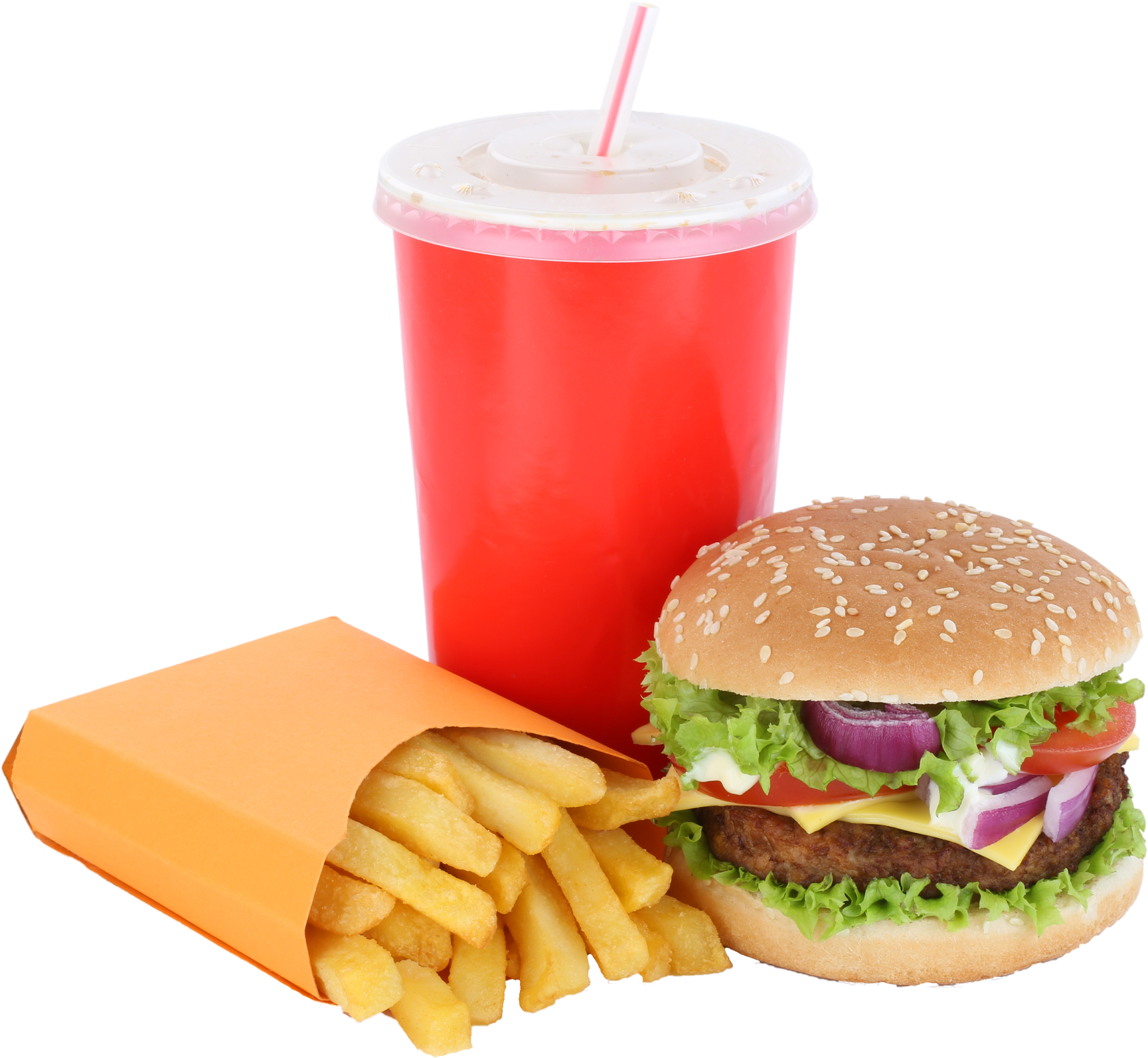 Fast Food Combo Meal.png PNG Image