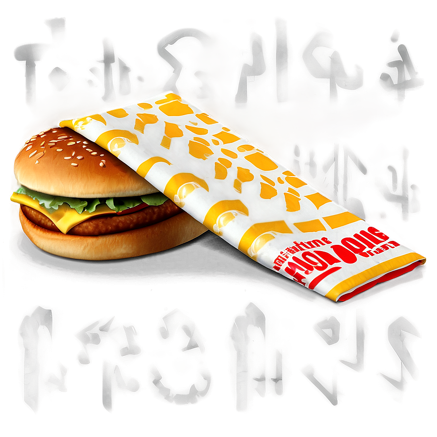 Fast Food Restaurant Napkin Png 4 PNG Image