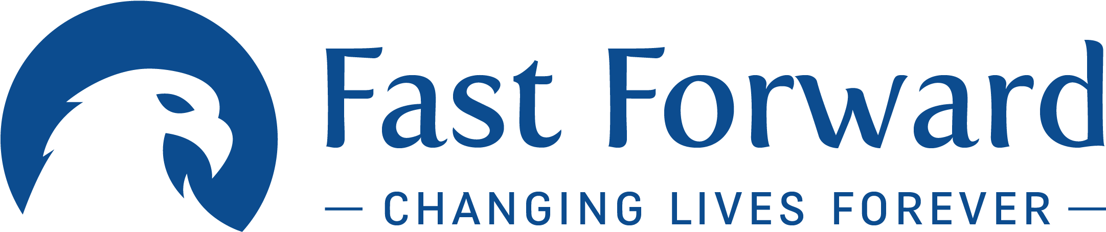 Fast Forward Logo Blue Eagle PNG Image