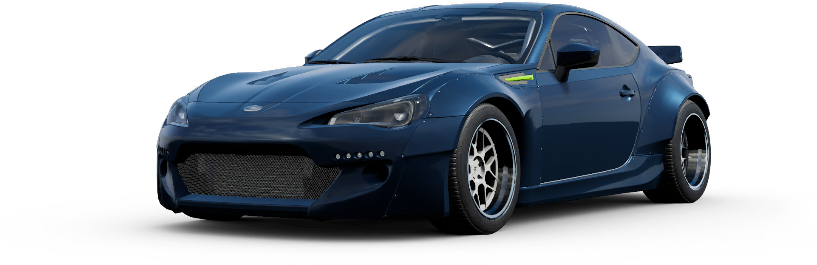 Fast Furious Blue Sports Car PNG Image