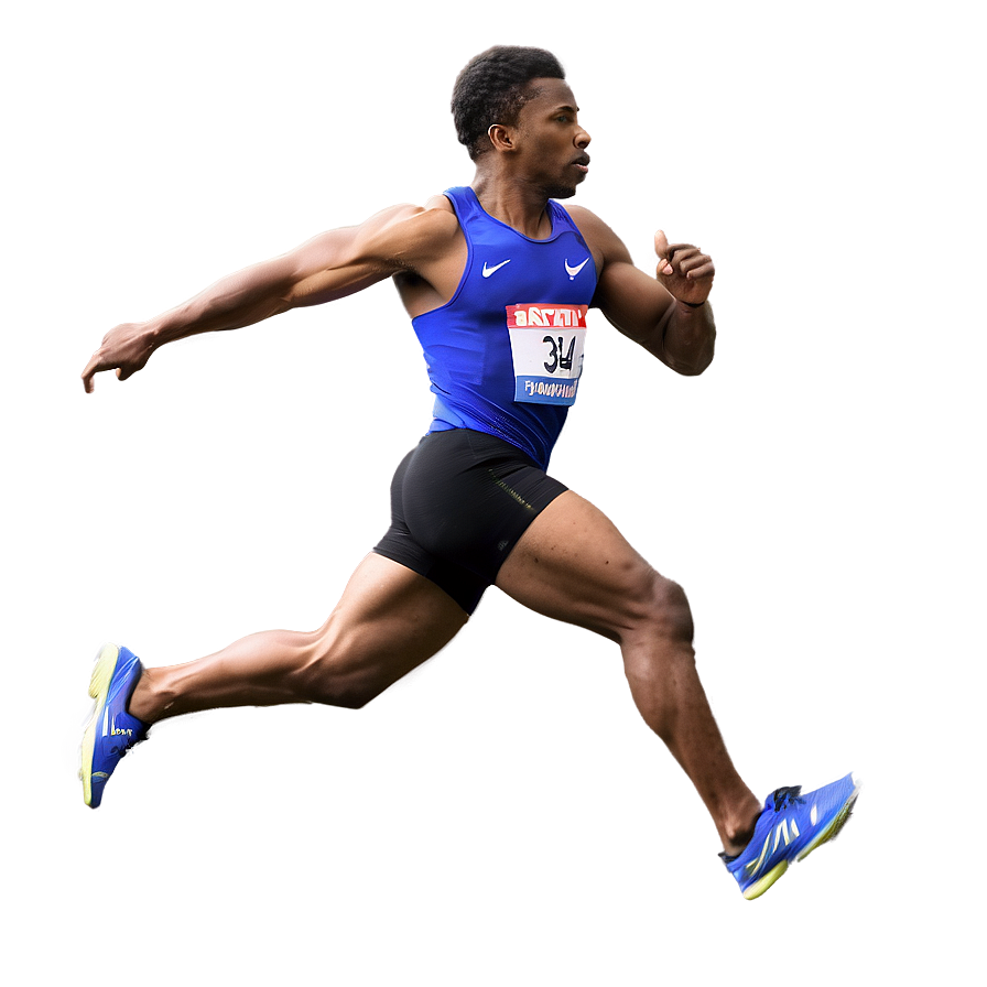 Fast Sprinter In Motion Png 23 PNG Image