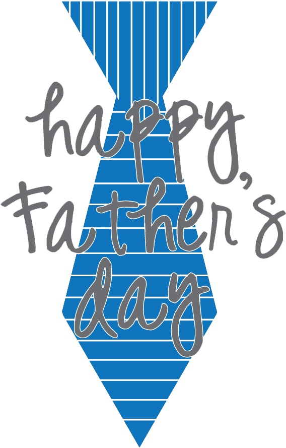 Fathers Day Necktie Celebration PNG Image