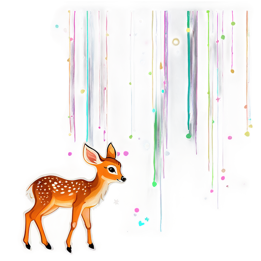 Fawn And Stars Png Pcj38 PNG Image