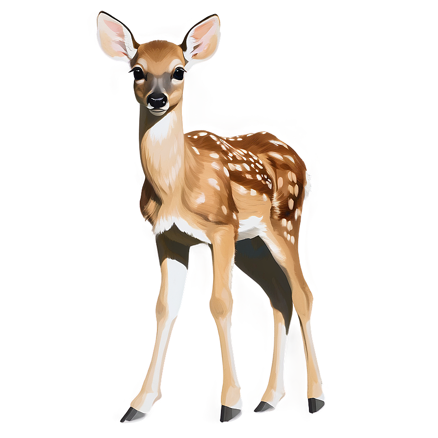 Fawn At Dawn Png 06242024 PNG Image