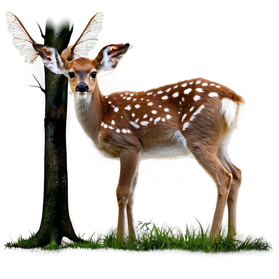 Fawn In Forest Png 06242024 PNG Image