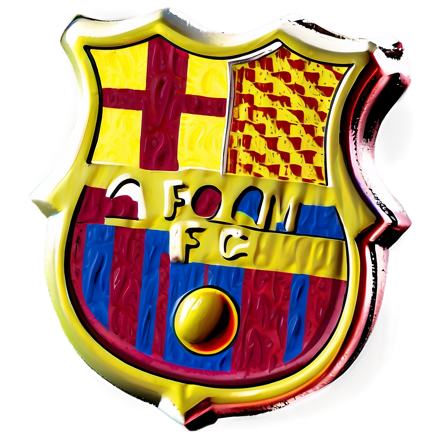 Fc Barcelona Crest Png Pno PNG Image