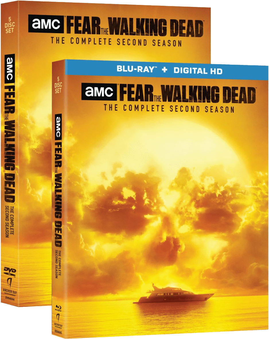 Fear The Walking Dead_ Season2_ Blu Ray Set PNG Image