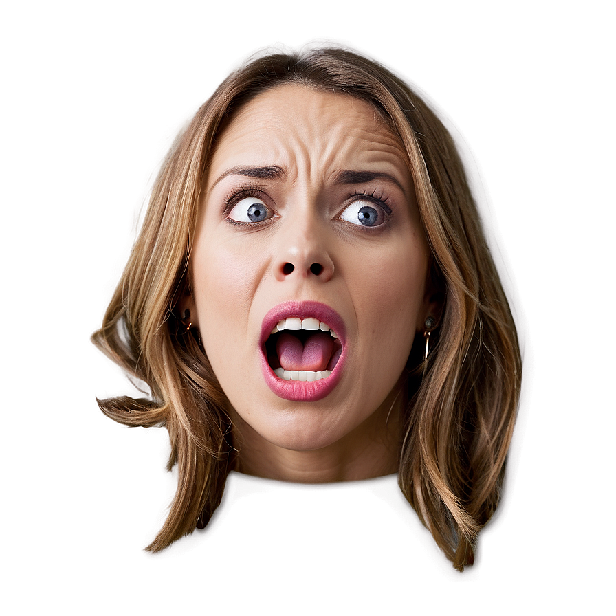 Fearful Scream Png Vkh PNG Image