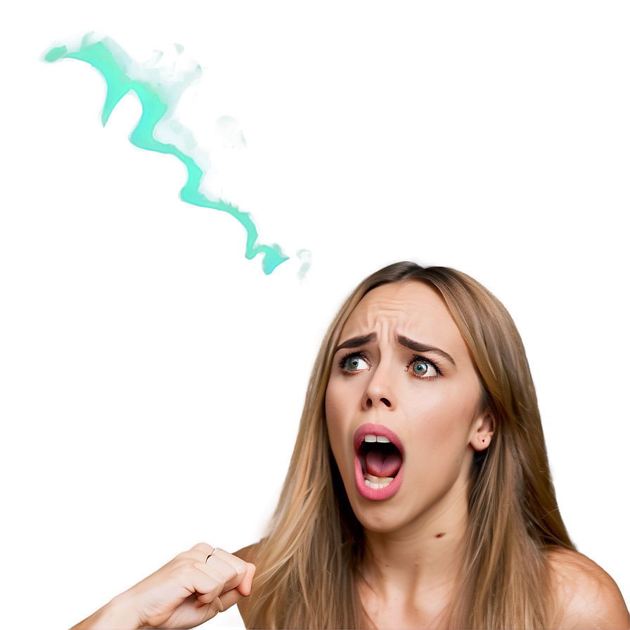 Fearful Scream Png Xom68 PNG Image