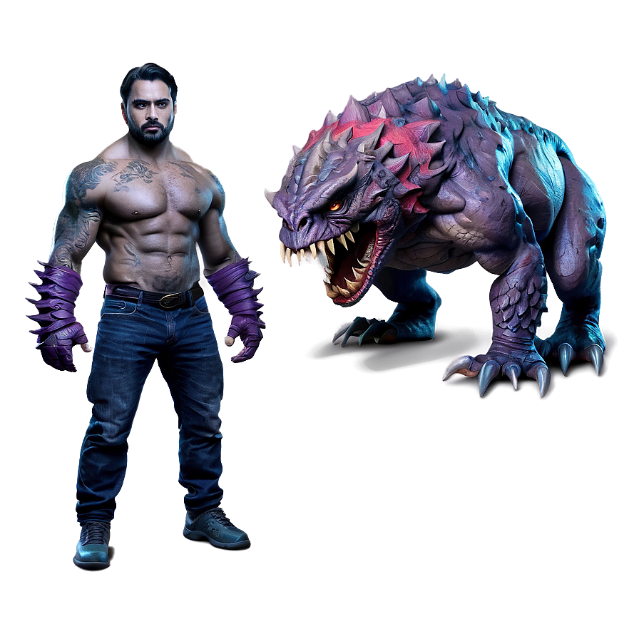 Fearsome Monster Png Hsv63 PNG Image