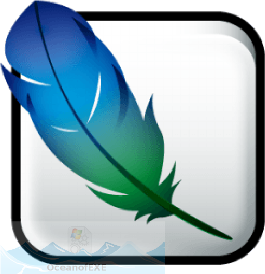 Feather Icon Graphic PNG Image