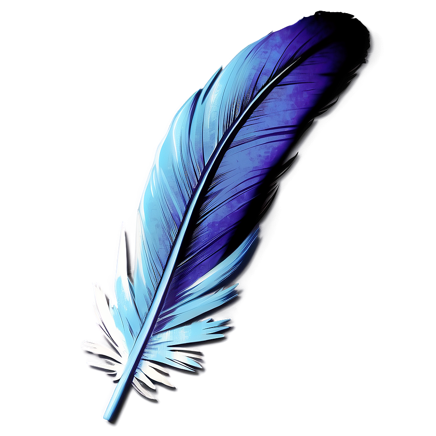 Feather On Vintage Paper Png Vju35 PNG Image