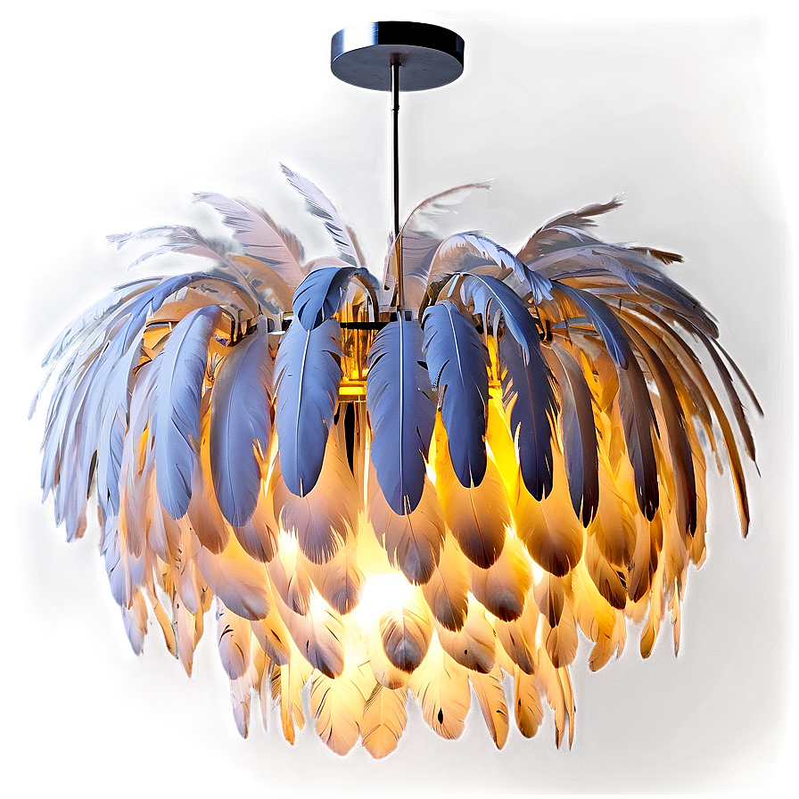 Feathered Chandelier Png Ehj88 PNG Image