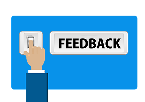 Feedback Button Press Illustration PNG Image