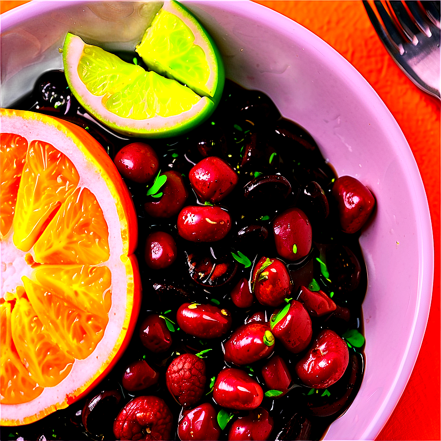 Feijoada With Orange Slices Png Eyp PNG Image