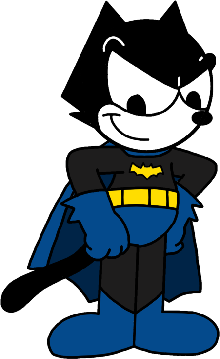 Felixas Batman Cartoon PNG Image