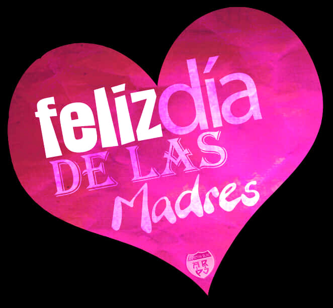 Feliz Diadelas Madres Heart Graphic PNG Image