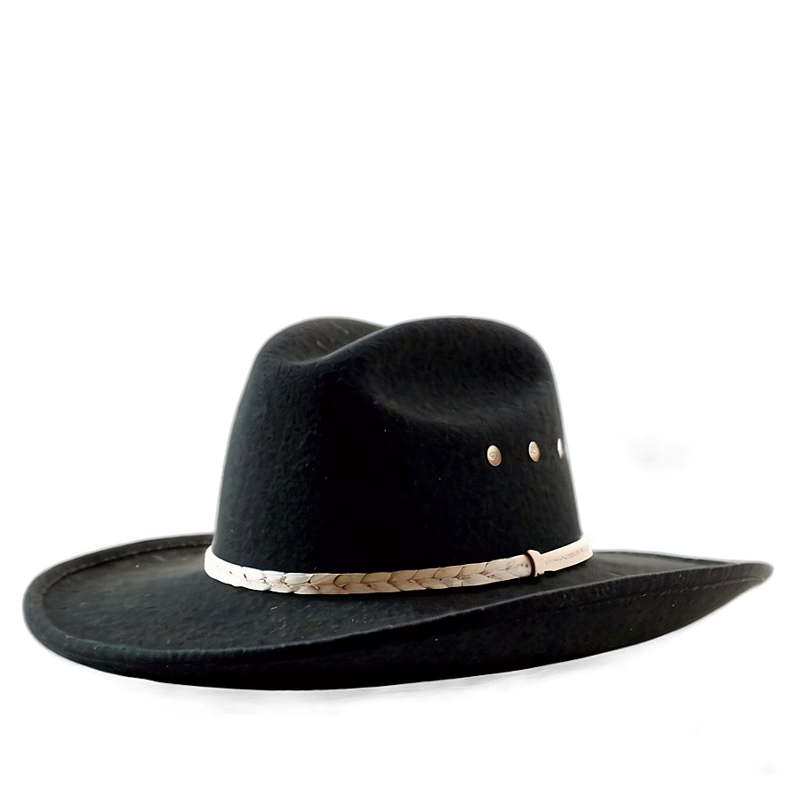 Felt Black Cowboy Hat Png 80 PNG Image